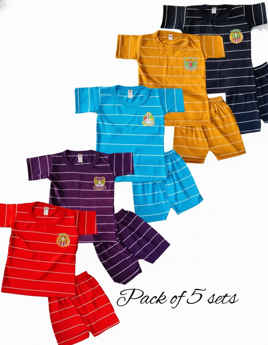 ALOKAH CLOTHING Regular Boys Dailywear Combo (Pack of 5 Sets)