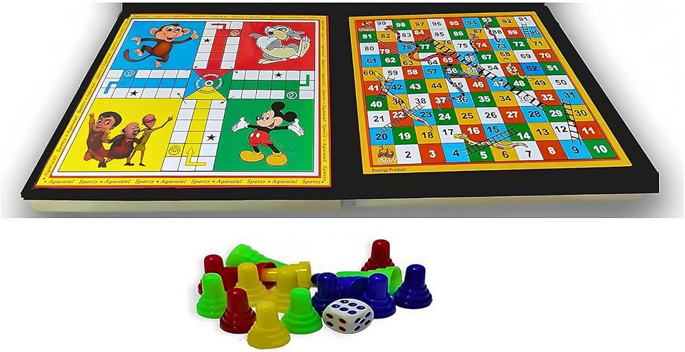 Ludo + Snake & Ladder (2 in 1 Board Game) – Family Fun Combo