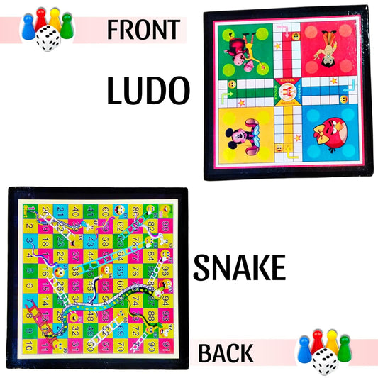 Ludo + Snake & Ladder (2 in 1 Board Game) – Family Fun Combo